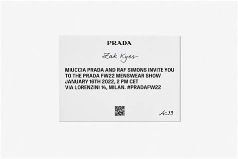 prada invites|Prada Invites.